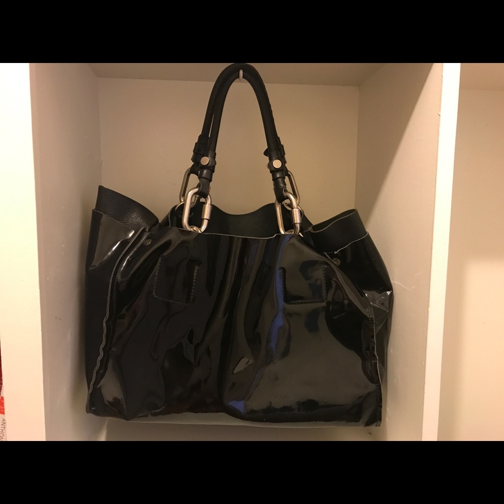 Chloe patent tote